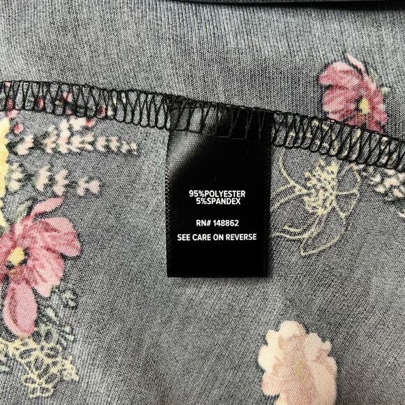 Torrid Black Floral Studio Knit Midi Dress Size 12 NWT - Picture 6 of 9